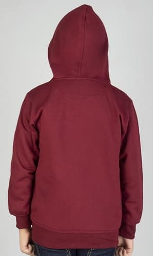 ADBUCKS Unisex Cotton Hooded Neck Jacket(Kids_JKT_Maroon_2XL) 4