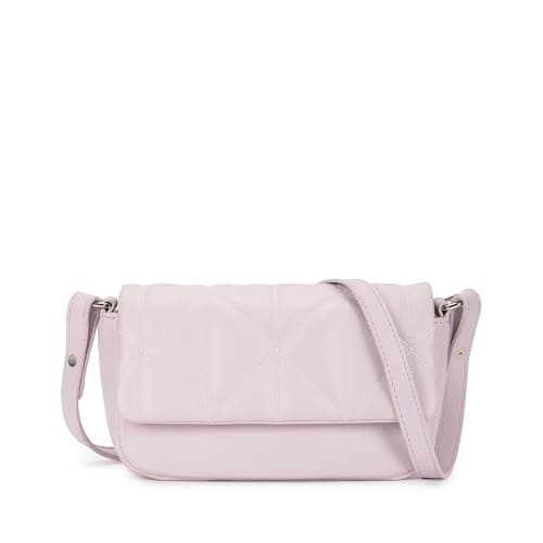 Fastrack Cloud Quilt Sling Bag for Women| Faux Leather Sling With Secure Flap Closure | Stylish Mini Bag With Organised Interior | Women's Handbags | Trendy Bags For Girls | Soft Sling Nag for Girls