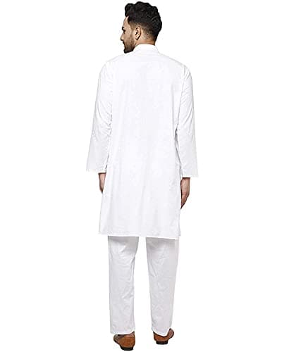 Goodluck Mens Kurta & Pyjama Set Cotton Blend (40) 3