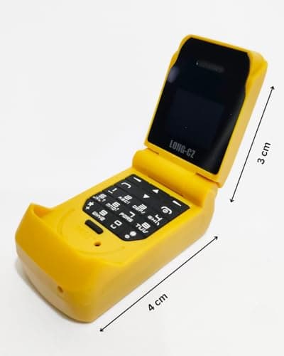 SHIVANSH BLACKZONE MINI FLIP World's Smallest Flip Mobile Phone only 4cm mini Phone with Bluetooth dailer (Colour Depends on Stock) 2
