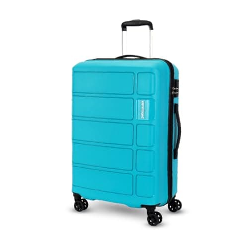Kamiliant by American Tourister 3 Pc Harrier Edge 8W Set 56 Cm, 68 Cm & 78 Cm - Small, Medium & Large Polypropylene(PP) Hardside 8 Wheels Spinner Luggage Set/Trolley Bag Set (Light Blue) 2