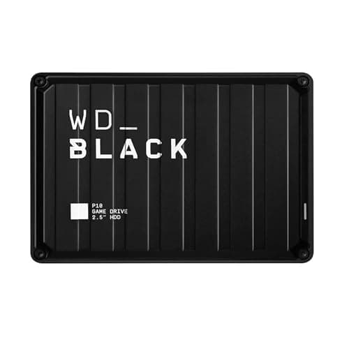WD_Black 4Tb P10 Game Drive Portable External Hard Drive Compatible with Ps4 Xbox One Pc and Mac - Wdba3A0040Bbk-Wesn, Usb3.0