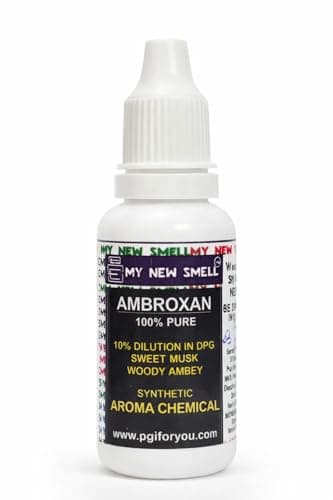 Ambroxan 10% in DPG – 30 ml for Perfume Making | Premium Fragrance Ingredient | Long Lasting Fixative for Perfumes | Aroma Chemical for DIY Perfume, Attar, EDP, EDT | Perfume Making Raw Material