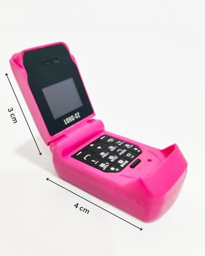 SHIVANSH BLACKZONE MINI FLIP World's Smallest Flip Mobile Phone only 4cm mini Phone with Bluetooth dailer (Colour Depends on Stock) 5
