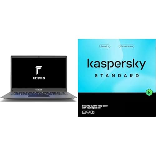 FUTOPIA ULTIMUS Pro Intel Celeron Dual Core Laptop 4GB RAM, 128GB M.2 Emmc Expandable~512GB Intel HD Graphics 2.0x1 3.0x1 U + Kaspersky Standard 1 Device 1 Year (Physical Pack)