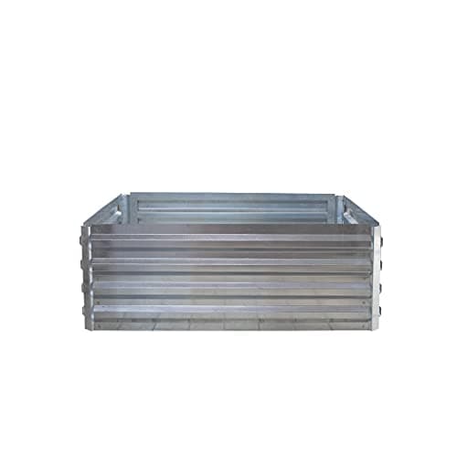 TrustBasket Heavy Duty 0.5 GSM Galvanized Raised Garden Beds Metal Elevated Planter Box Steel Large for Terrace Garden Plants- Grow Vegetables, Flowers, Herbs for Gardening Bed (40 inch) 2