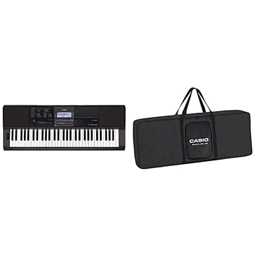 Casio CT-X870IN 61 Keys Portable Keyboard, Black With Carry Case