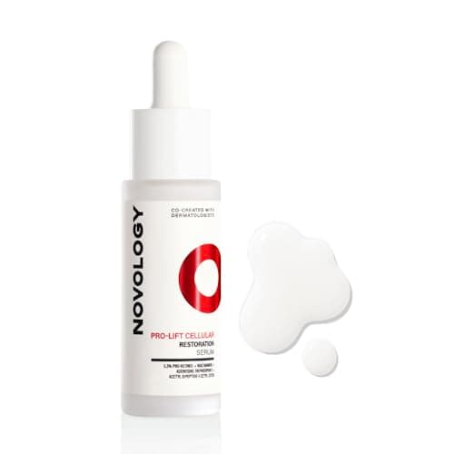 Novology Pro-Lift Cellular Restoration Anti-Ageing Serum with 5.3% Pro Retinol + Adenosine Triphosphate + Peptides| For Firmer Skin, Reduces Fine Lines & Wrinkles| 28 ML