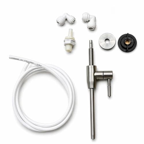 SS 304 Grade Faucet Tap for Cabinet RO Water Purifiers, Stainless Steel (3/8 inch pipe) 2