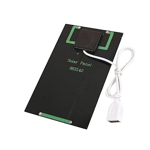 VELURA Portable 2W 5V USB Solar Panel Charger USB Port for Mobile Phone Travel|1 Piece Solar Panel Charger|Rechargeable Batteries| Multipurpose Batteries & Power |Consumer Electronics 5