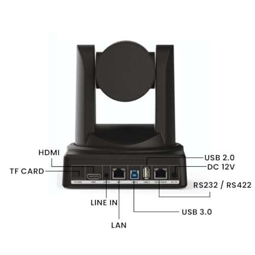 TONZO PTZ Camera TZ410 Full HD 1080P USB Camera 10X Optical Zoom Auto Focus 4K Video Quality AI Auto Tracking Plug & Play for Laptop, Desktop & Interactive Flat Panels Video Conferencing. 2