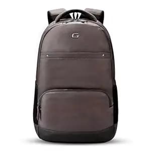 Gear Vintage2 Anti Theft Faux Leather 28 Ltrs Brown Laptop Backpack (LBPVG2LTH0201)
