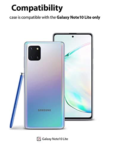 JGD PRODUCTS for Samsung Galaxy Note 10 Lite Premium Transparent Hybrid Soft Slim Dust Proof Back Case Cover with Camera Protection 2