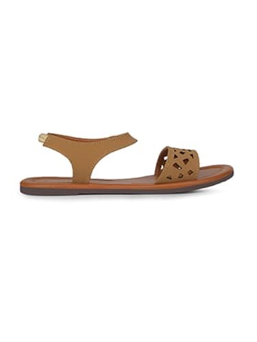 Bata Aditi Sandal Women's Beige Sandals - 6 UK (5618578) 2