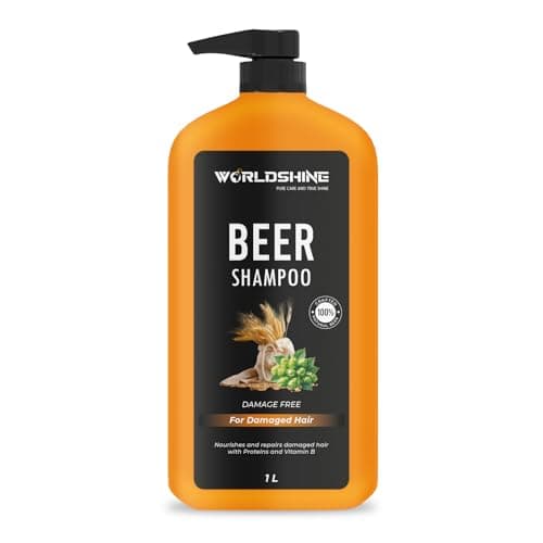 Beer Shampoo for Damaged Hair with Natural Beer Extract, Protein and Vitamin B, Paraben Free Hair Cleanser for Repair, Nourishment and Daily Care 1000 ml