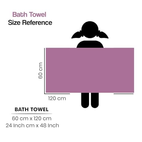 UrbanLeaf Premium Microfiber Kids Bath Towels Quick Drying Towels for Unisex Kids Cartoon Print Baby Towel for Boys and Girls (Pack of 1, Purple) 6