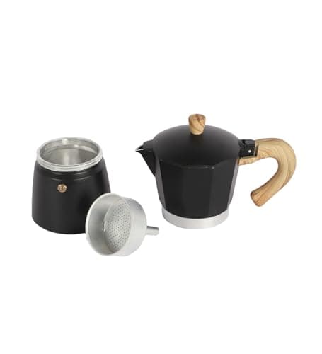 NATURALLYOURS ALUMINIUMWARES - MOKA POT COFFEE MAKER 300 ML (BLACK) 3