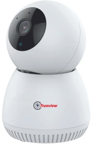 Trueview 3MP WiFi Robot Security Camera | 360° Pan Tilt | All-Time Color Night Vision | AI Auto Tracking & 2-Way Audio | Alexa Compatible | Supports 256GB Memory Card | STQC Certified for Privacy