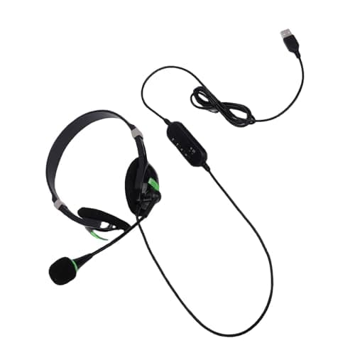 Wisoqu USB Headset with Microphone, Noise Canceling Headset 40mm HD Stereo Wired Headphones for PC Computer Laptop, with in Line Control and Memory Foam Ear Cushion 5