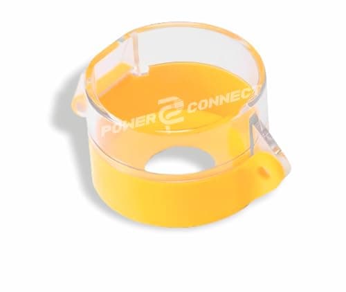 POWER CONNECT Push Button Cover Protector Flip Cover Shrouds Emergency Push Button Cover Protector Yellow Plastic Switch Cover