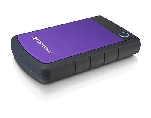 Transcend StoreJet 2TB External HDD USB 3.1 Gen1 | One Touch auto Backup | 2.5" HDD | 3 Yrs. Warranty | Purple - TS2TSJ25H3P