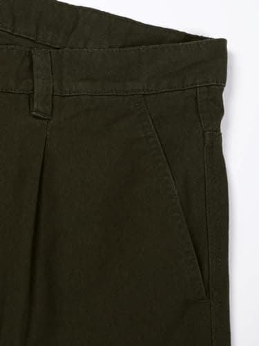 Thomas Scott Men 100% Cotton Straight Fit Chino Trouser (Green, 32) 6