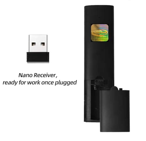 Kishore Traders Remote Control Compatible with Android Tv Box Mini Pc Internet Tv Box Smart Tv Projector HTPC Gyroscope Air Fly Mouse with 2.4 Ghz Wireless Connection, Voice Air Mouse Remote 3