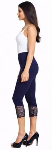 adibaba Girls’ Bio-Wash Calf Length Capri Combo | Soft Cotton 3/4th Activewear for Yoga, Running, Sports Stretchable Capri for Kids & Teens | Comfortable Fit Casual Pants. Pack of 3 3
