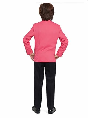 Earth Conscious Boys Blazer | Peach Full Sleeve Casual Blazer for Kids | Premium Coat for Weddings & Occasions | Stylish Clothes for Boys 5-6 Years 2