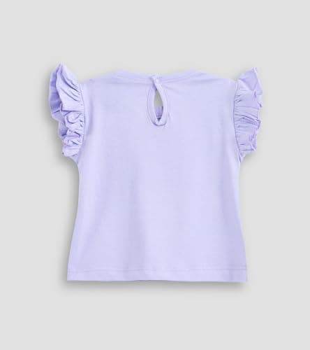 YUV Baby Girl's 100% Cotton Printed Regular Fit T-Shirt (Pack Of 5), White 3