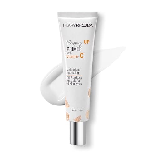 Hilary Rhoda Prepping UP PRIMER with Vitamin C | Pore Minimizer & Blur Primer | Oil Control & Suitable for All Skin Types | Infused with Vitamin C | 30 ml