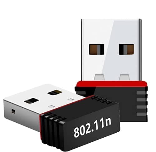 WISTAR Portable High Speed Long Range Nano WiFi Dongle, ConnecWISTAR Receiver 802.11B/G/N 2.0 Wireless Wi Fi 2.4GHz Wireless LAN Network Card External for PC Desktop Laptop USB Adapter