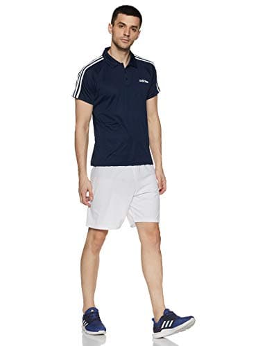 Adidas Men Polyester M CLS POLO,Training Polo Shirts,CONAVY , Large 5