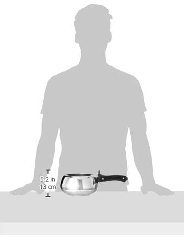 Hawkins 2 Litre Contura Pressure Cooker, Stainless Steel Inner Lid Cooker, Induction Cooker, Silver (SSC20) 3