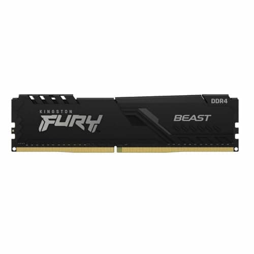 Kingston FURY Beast 16GB 3200MHz DDR4 CL16 Desktop Memory Single Stick KF432C16BB/16, Black