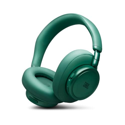 JBL New Live 780NC, Advanced Noise Cancellation 2.0 Wireless Headphones, Latest Technology (BT 6.0, Auracast, Hi-Res, LDAC, Spatial Sound, 6-mic, AI-Trained Algo) 80H Battery, 2Yrs* Warranty, Green