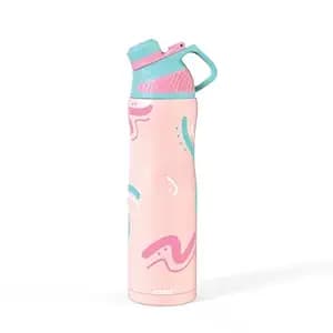 Rabitat ZYLO Max Insulated Water Bottle for School Kids 750ml | Steel Water Bottle for Kids | Kids Water Bottle | 2 Year Brand Warranty | Hot & Cold Upto 24 Hours | School, Gym, Outdoor Pastle Splash