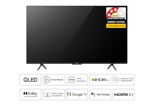 TCL 139 cm (55 inches) 4K Ultra HD Smart QLED Google TV 55P71K 2