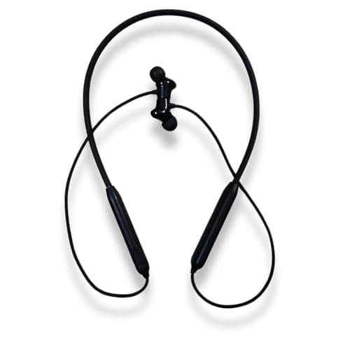 Original Bluetooth Neckband Earphones Z2 ANC | 12.4mm Bass Drivers | 45dB Active Noise Cancellation | Long 28H Battery Life | Fast Charging | Lightweight Flexible| Booming Black (ROU8) 3