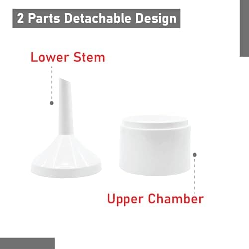 EISCO Buchner Filter Funnel 70mm – Durable Polypropylene, Autoclavable, 2-Piece Design with Perforated Plate | Vacuum Filtration for Lab, Chemistry, Microbiology, Acids, Solvents & Water Use 5