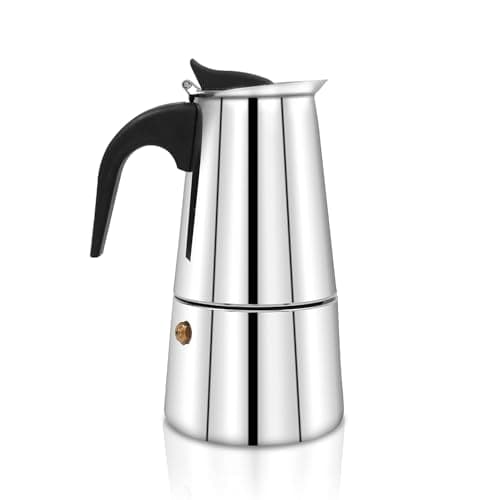 Xpresso Stainless Steel Stovetop Coffee Percolator | South Indian Kaapi Maker | Moka Pot Espresso Maker | Authentic 4-Cup Coffee Brewer | 350ml, Silver 3
