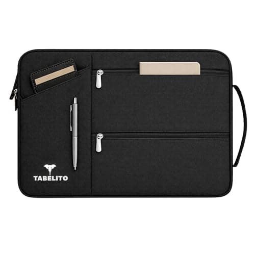 Tabelito® Hybrid Laptop Bag Sleeve Case Cover Pouch for 14 Inch Laptop Apple/Dell/Lenovo/Asus/Hp/Samsung/Mi/MacBook/Ultrabook/Thinkpad/Ideapad/Surfacepro (13.3 inch, Black) 4