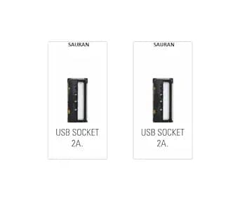 SAURAN Electrical Switch, USB Socket C-Type + (Type A) (2)