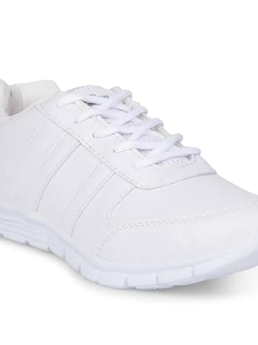 Bata Boys Lace-up School Shoes - White (4 UK) (4311007) 5