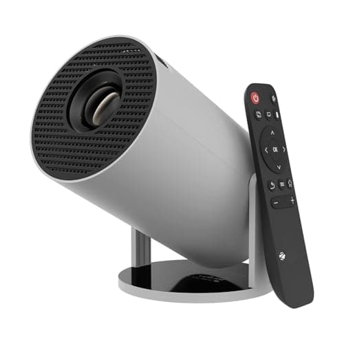 ZEBR0NICS PixaPlay 73 Smart Android Projector | Native 720p HD | 4K Support | Netflix, Prime Video & Hotstar | 3700 Lumens | Keystone | 200° Rotatable | WiFi, BT, Miracast | 130” Screen Home Theater