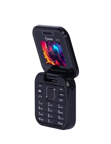 Snexian Rock X Flip Phone Dual Sim |Keypad | with 1.8 Inch Display |Flip/Fold| Call & SMS Indicator|Crystal Back Panel |BT Dialer|Voice Changer |Long Lasting Battery|FM| Black 3