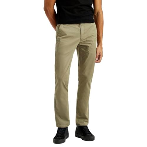 Levi's Men's 511 Green Slim Fit Mid Rise Trousers, 002KC-0010, 32