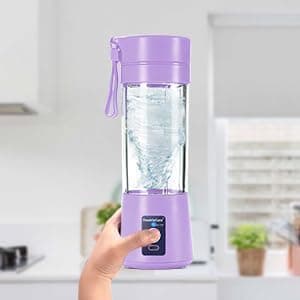 MAKE A WISH 6 Blade Portable Electric Mini USB Bottle Juicer Blender, Rechargeable Hand Juicer, Fruit Juice Maker Portable Blender For Smoothie And Juices(Multi Colour) PACK OF 1 4