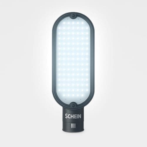 SCHEIN SHSL-28W LED Street Light | 28W | Auto On/Off Dusk to Dawn | Corded Electric | Waterproof & Dustproof IP65 | Polycarbonate Housing | BIS Approved R-97001945 | Outdoor Street Lamp | 1 Piece