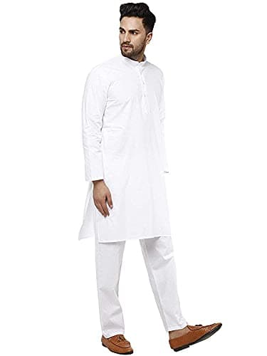 Goodluck Mens Kurta & Pyjama Set Cotton Blend (40) 2